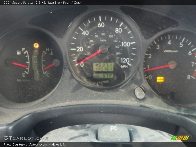 Java Black Pearl / Gray 2004 Subaru Forester 2.5 XS
