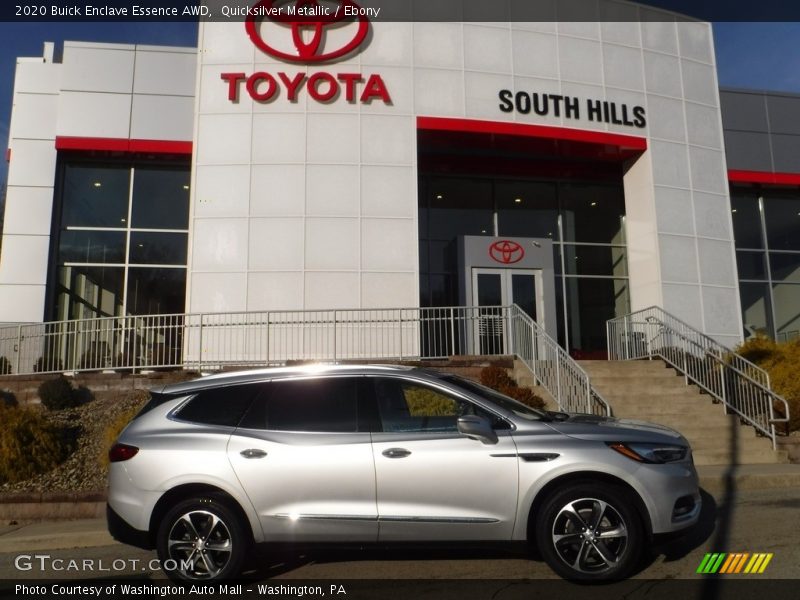 Quicksilver Metallic / Ebony 2020 Buick Enclave Essence AWD