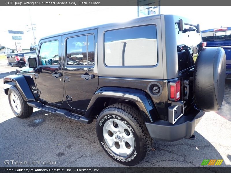 Black / Black 2018 Jeep Wrangler Unlimited Sahara 4x4