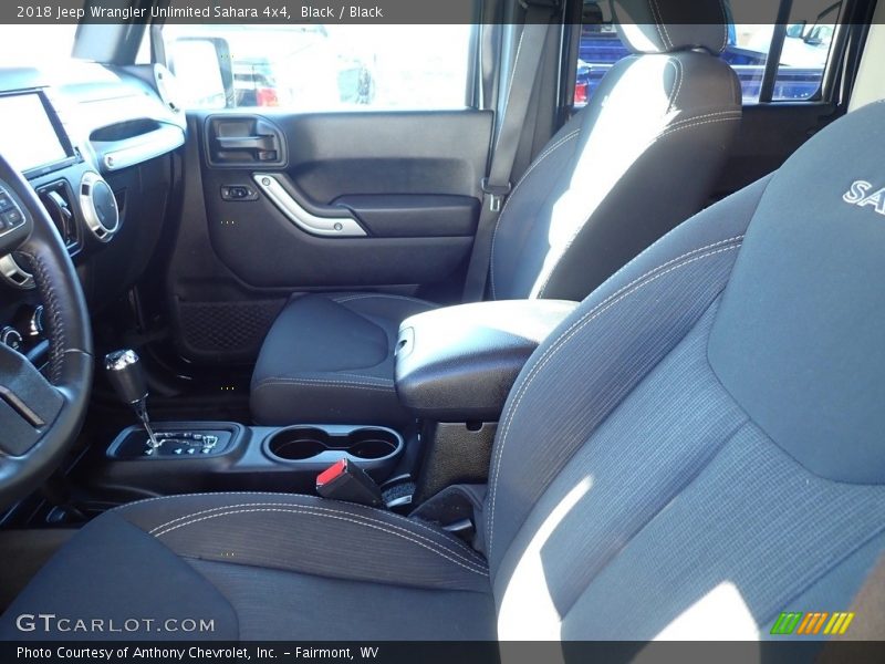 Black / Black 2018 Jeep Wrangler Unlimited Sahara 4x4