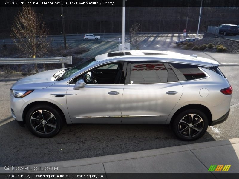 Quicksilver Metallic / Ebony 2020 Buick Enclave Essence AWD