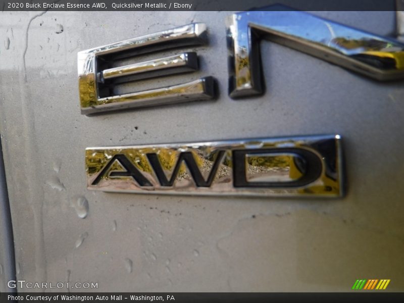 Quicksilver Metallic / Ebony 2020 Buick Enclave Essence AWD