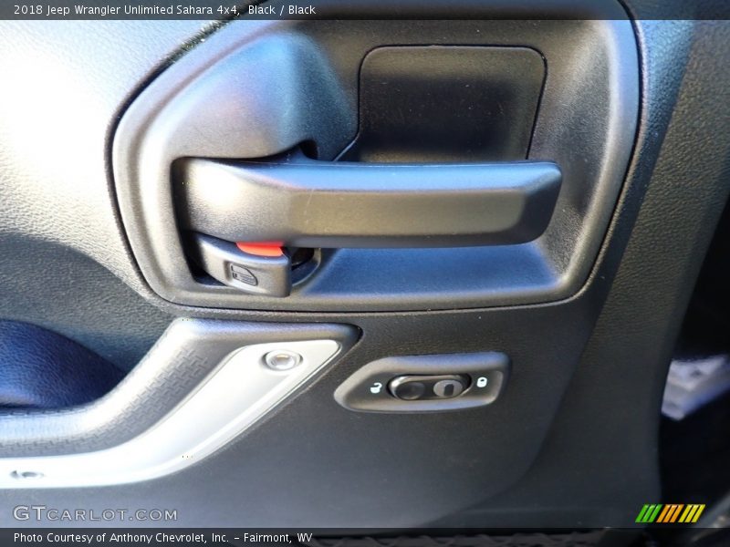 Black / Black 2018 Jeep Wrangler Unlimited Sahara 4x4