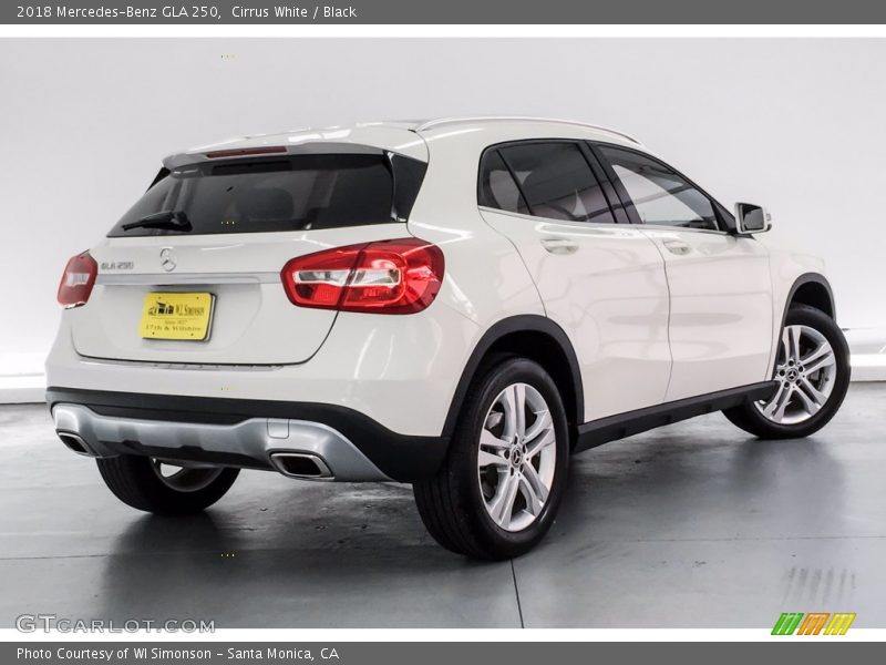 Cirrus White / Black 2018 Mercedes-Benz GLA 250