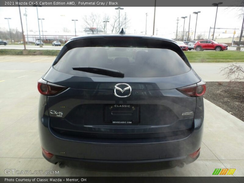 Polymetal Gray / Black 2021 Mazda CX-5 Carbon Edition AWD