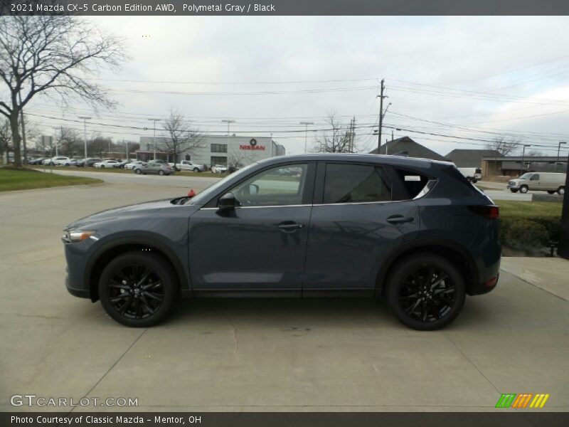 Polymetal Gray / Black 2021 Mazda CX-5 Carbon Edition AWD