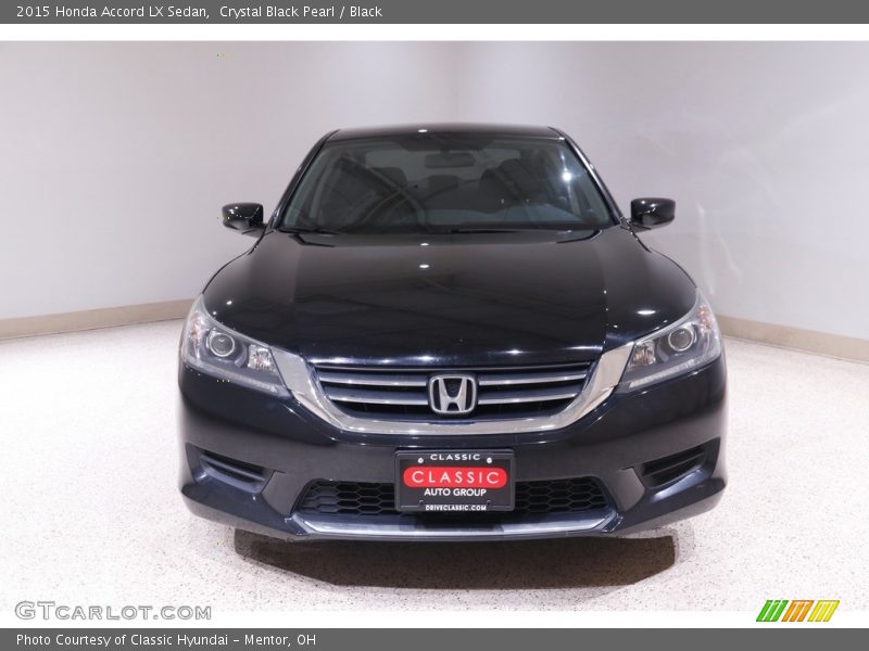 Crystal Black Pearl / Black 2015 Honda Accord LX Sedan