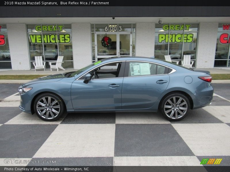 Blue Reflex Mica / Parchment 2018 Mazda Mazda6 Signature