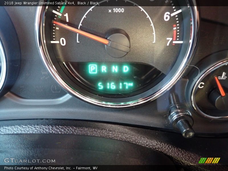 Black / Black 2018 Jeep Wrangler Unlimited Sahara 4x4