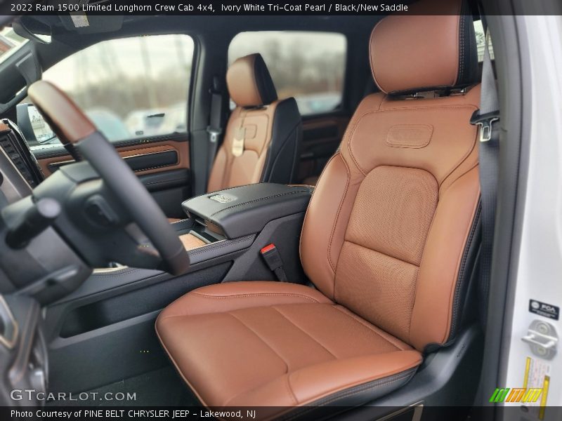 Front Seat of 2022 1500 Limited Longhorn Crew Cab 4x4