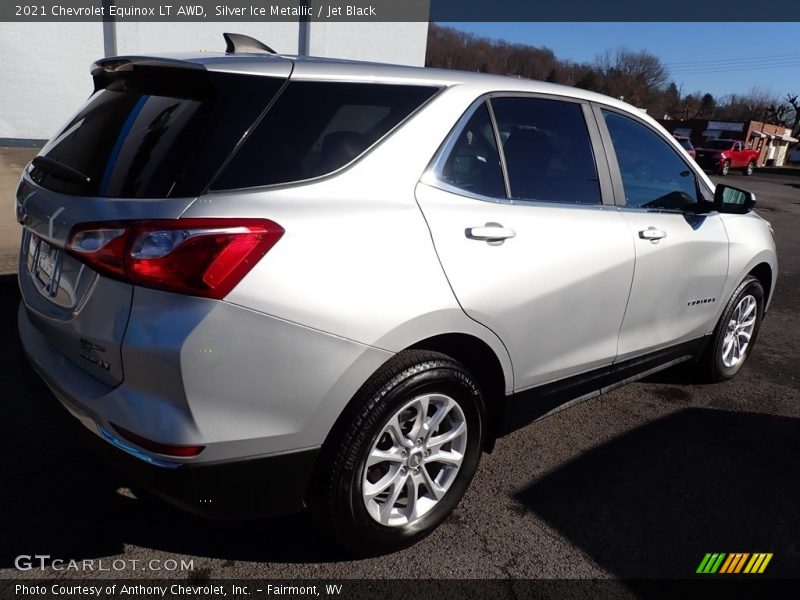 Silver Ice Metallic / Jet Black 2021 Chevrolet Equinox LT AWD