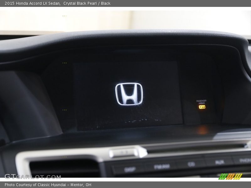 Crystal Black Pearl / Black 2015 Honda Accord LX Sedan