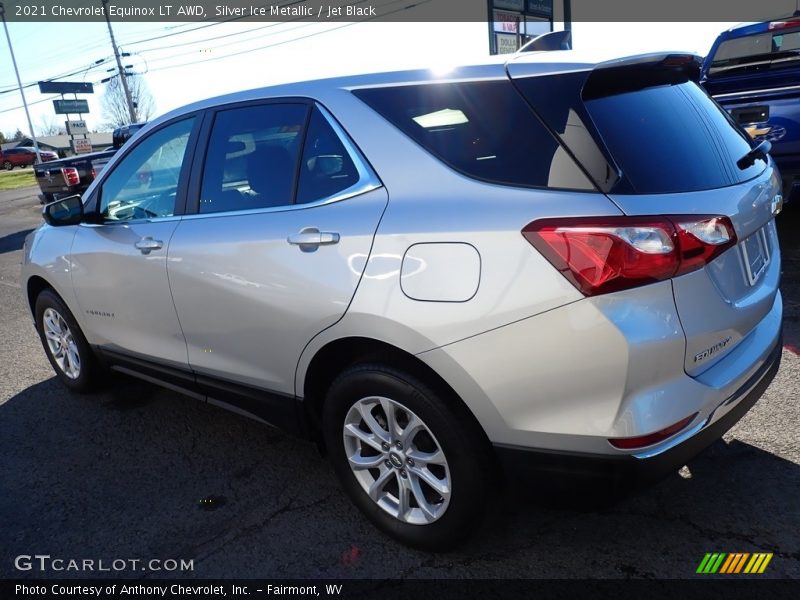 Silver Ice Metallic / Jet Black 2021 Chevrolet Equinox LT AWD