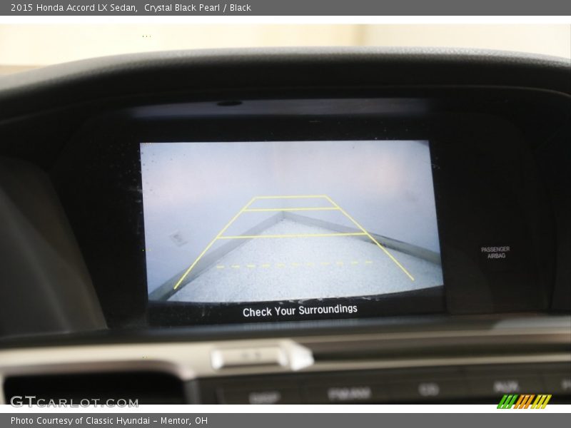 Crystal Black Pearl / Black 2015 Honda Accord LX Sedan