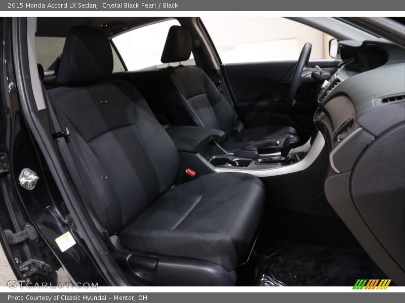 Crystal Black Pearl / Black 2015 Honda Accord LX Sedan