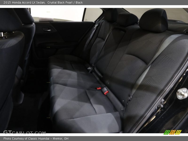 Crystal Black Pearl / Black 2015 Honda Accord LX Sedan