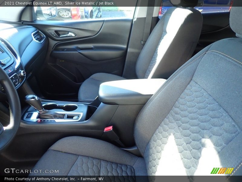 Silver Ice Metallic / Jet Black 2021 Chevrolet Equinox LT AWD