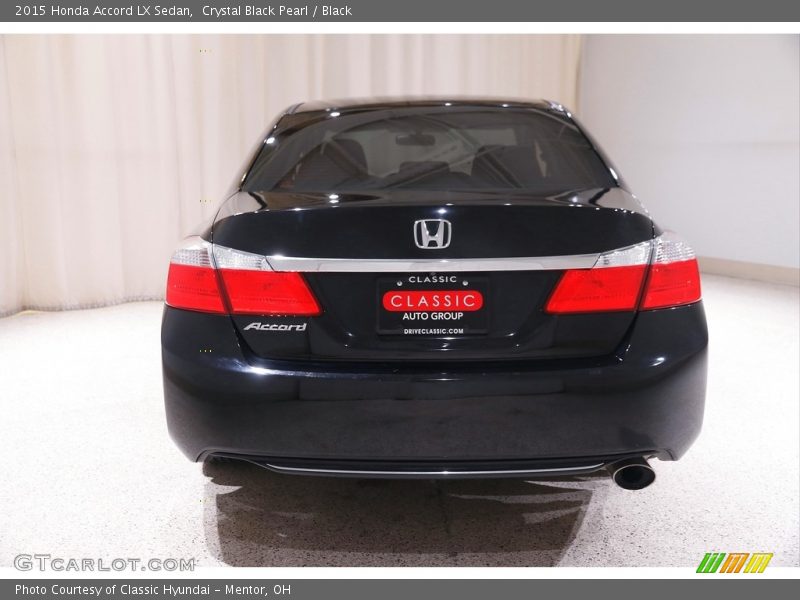Crystal Black Pearl / Black 2015 Honda Accord LX Sedan
