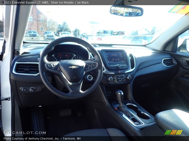Silver Ice Metallic / Jet Black 2021 Chevrolet Equinox LT AWD