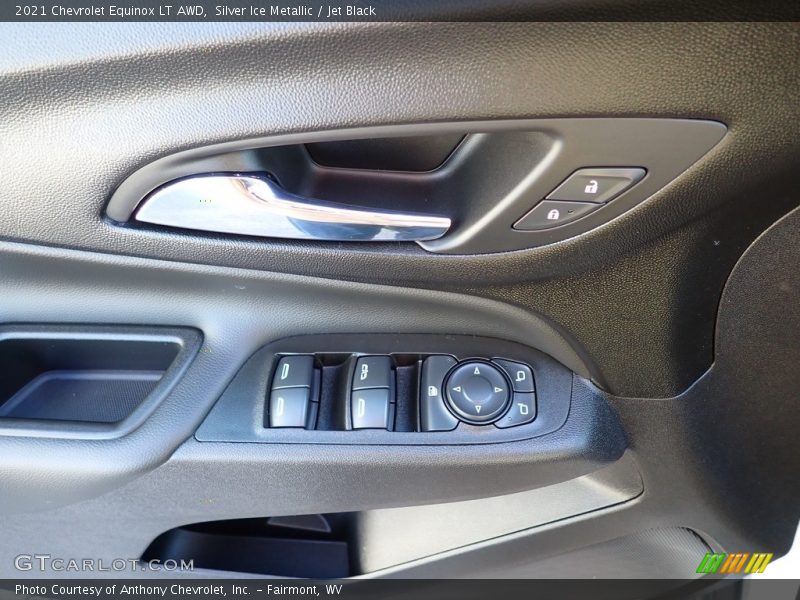 Silver Ice Metallic / Jet Black 2021 Chevrolet Equinox LT AWD