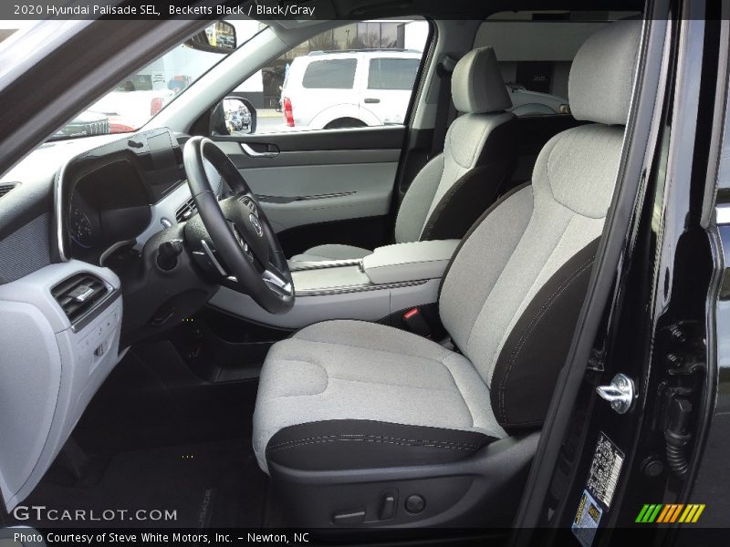  2020 Palisade SEL Black/Gray Interior