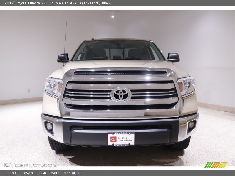 Quicksand / Black 2017 Toyota Tundra SR5 Double Cab 4x4