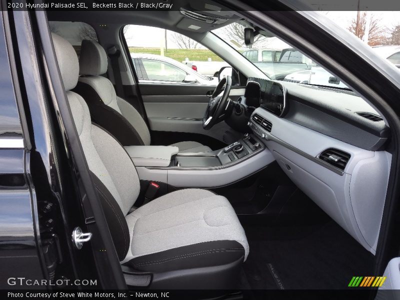 Front Seat of 2020 Palisade SEL
