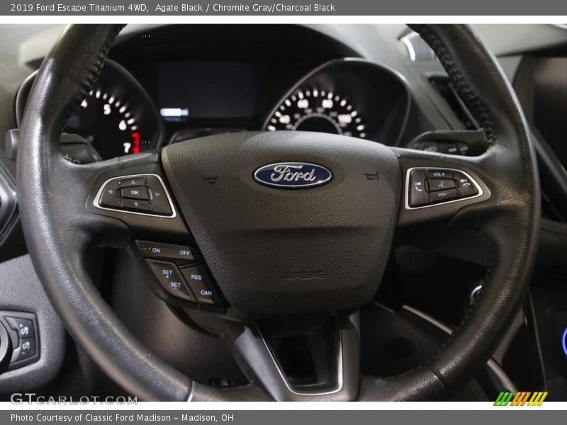 Agate Black / Chromite Gray/Charcoal Black 2019 Ford Escape Titanium 4WD