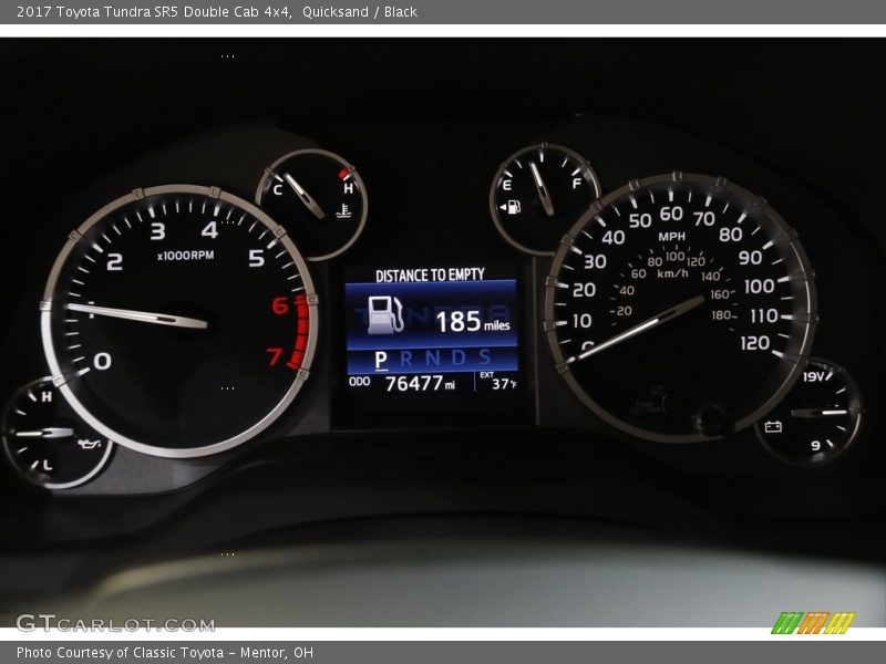 Quicksand / Black 2017 Toyota Tundra SR5 Double Cab 4x4