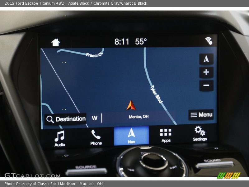 Agate Black / Chromite Gray/Charcoal Black 2019 Ford Escape Titanium 4WD
