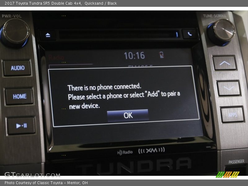 Quicksand / Black 2017 Toyota Tundra SR5 Double Cab 4x4