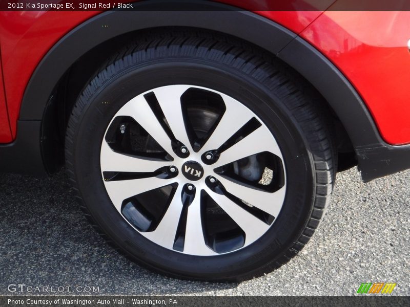 Signal Red / Black 2012 Kia Sportage EX