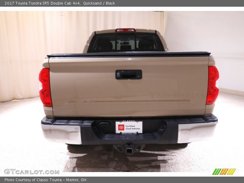 Quicksand / Black 2017 Toyota Tundra SR5 Double Cab 4x4