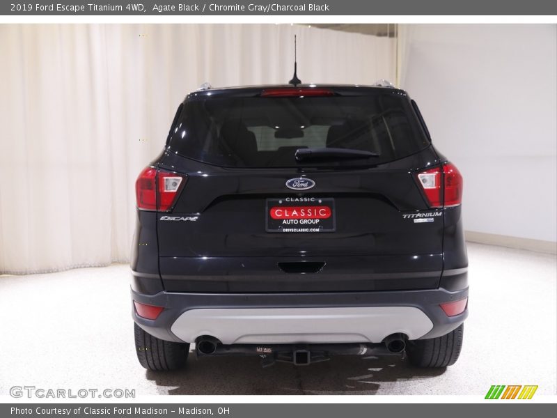 Agate Black / Chromite Gray/Charcoal Black 2019 Ford Escape Titanium 4WD