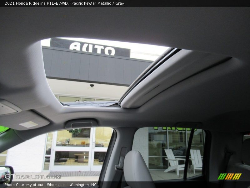 Pacific Pewter Metallic / Gray 2021 Honda Ridgeline RTL-E AWD