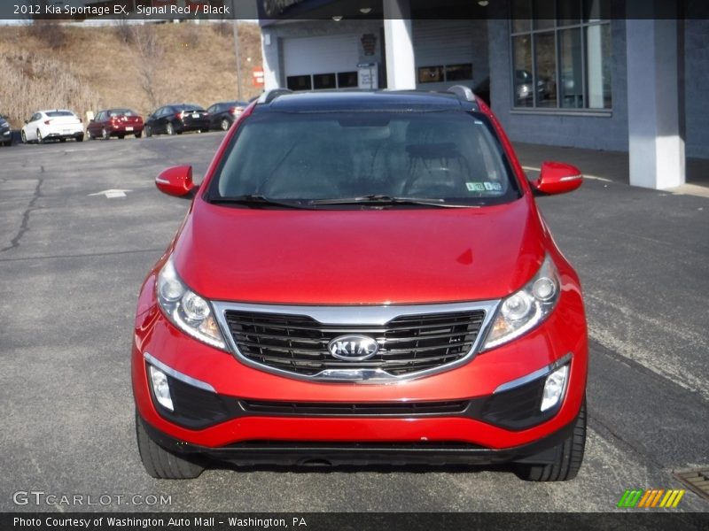 Signal Red / Black 2012 Kia Sportage EX