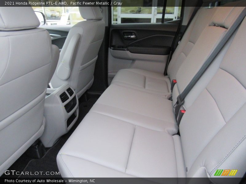 Pacific Pewter Metallic / Gray 2021 Honda Ridgeline RTL-E AWD