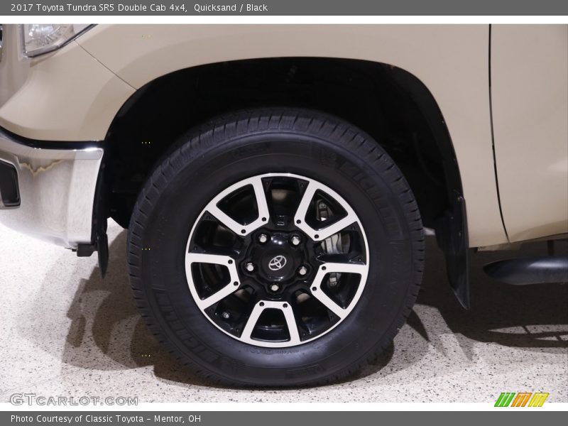 Quicksand / Black 2017 Toyota Tundra SR5 Double Cab 4x4