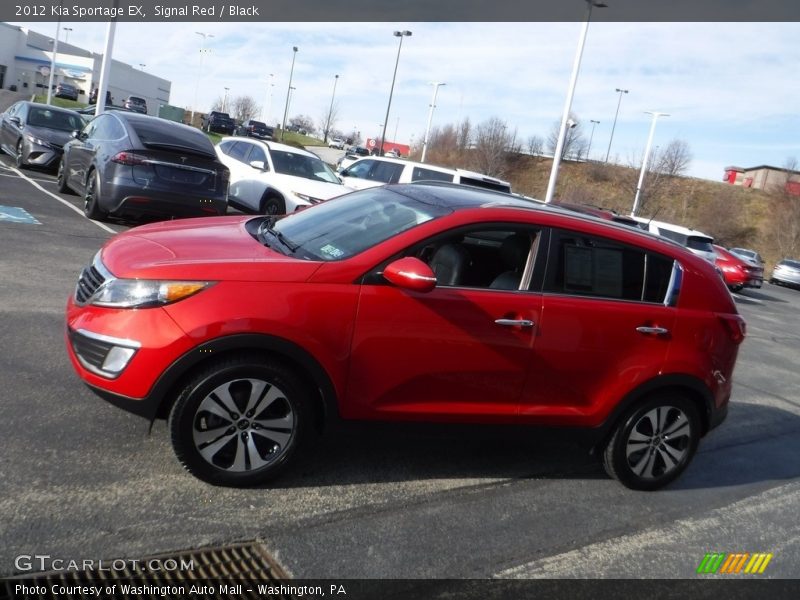 Signal Red / Black 2012 Kia Sportage EX