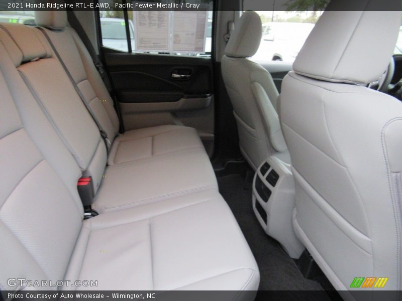 Pacific Pewter Metallic / Gray 2021 Honda Ridgeline RTL-E AWD
