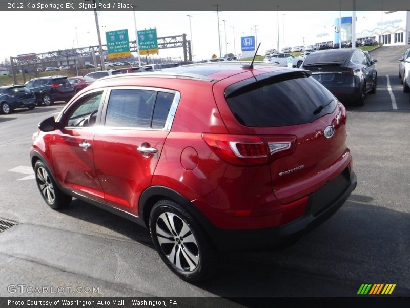 Signal Red / Black 2012 Kia Sportage EX