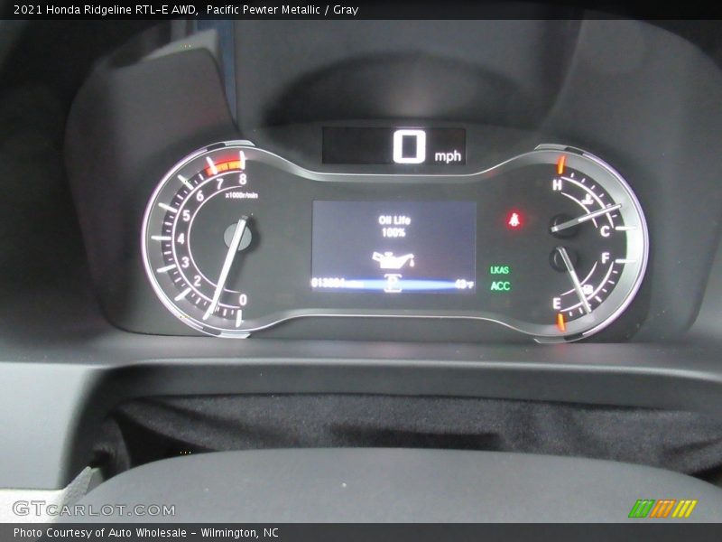 Pacific Pewter Metallic / Gray 2021 Honda Ridgeline RTL-E AWD