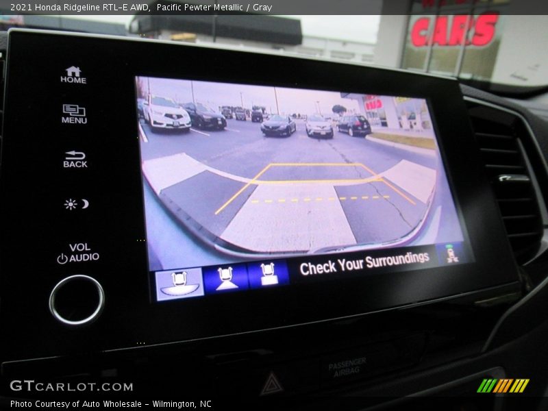 Pacific Pewter Metallic / Gray 2021 Honda Ridgeline RTL-E AWD