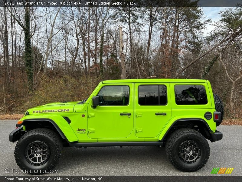 Limited Edition Gecko / Black 2021 Jeep Wrangler Unlimited Rubicon 4x4