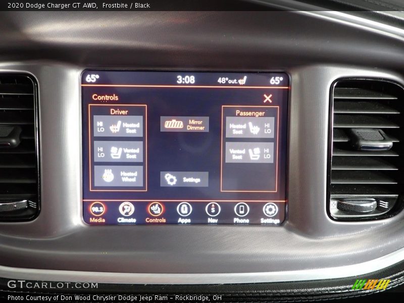 Frostbite / Black 2020 Dodge Charger GT AWD