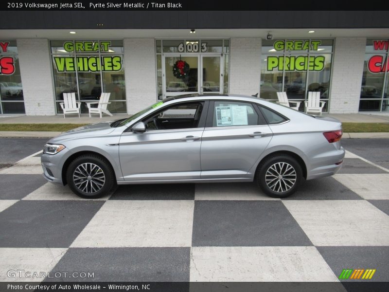 Pyrite Silver Metallic / Titan Black 2019 Volkswagen Jetta SEL