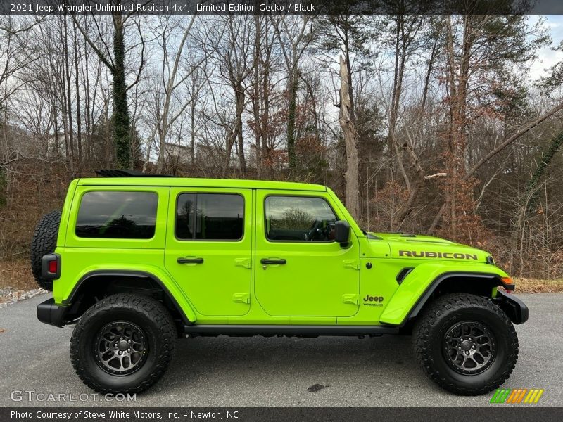 Limited Edition Gecko / Black 2021 Jeep Wrangler Unlimited Rubicon 4x4