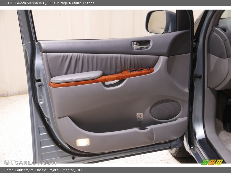 Blue Mirage Metallic / Stone 2010 Toyota Sienna XLE