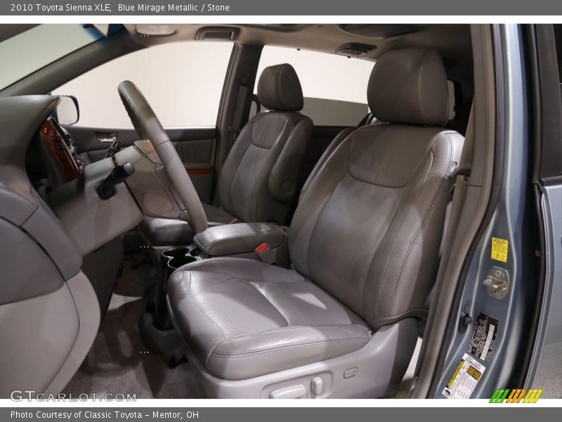 Blue Mirage Metallic / Stone 2010 Toyota Sienna XLE