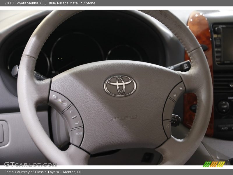 Blue Mirage Metallic / Stone 2010 Toyota Sienna XLE